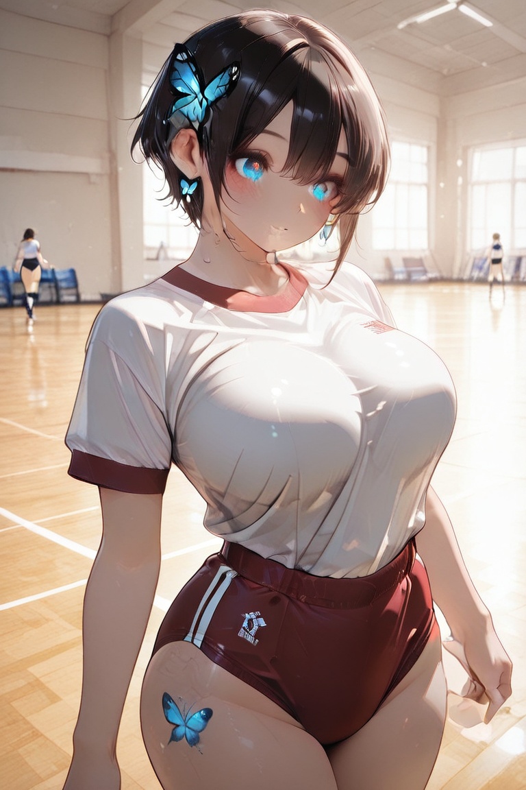 Volleyball BURUMA,  beautiful BURUMA,  masterpiece on Tensor.Art
