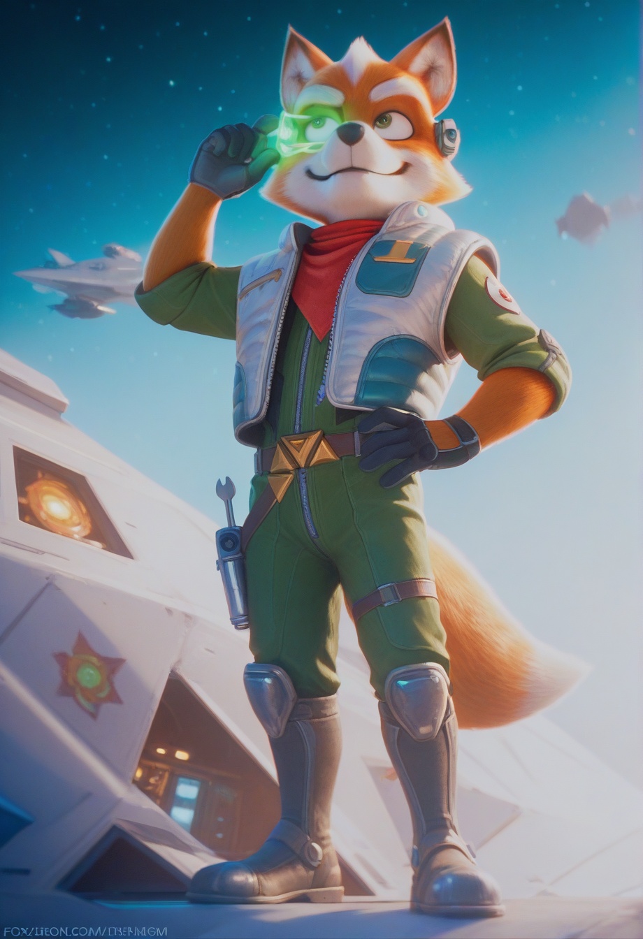 foxmgm,  solo,  smile on Tensor.Art