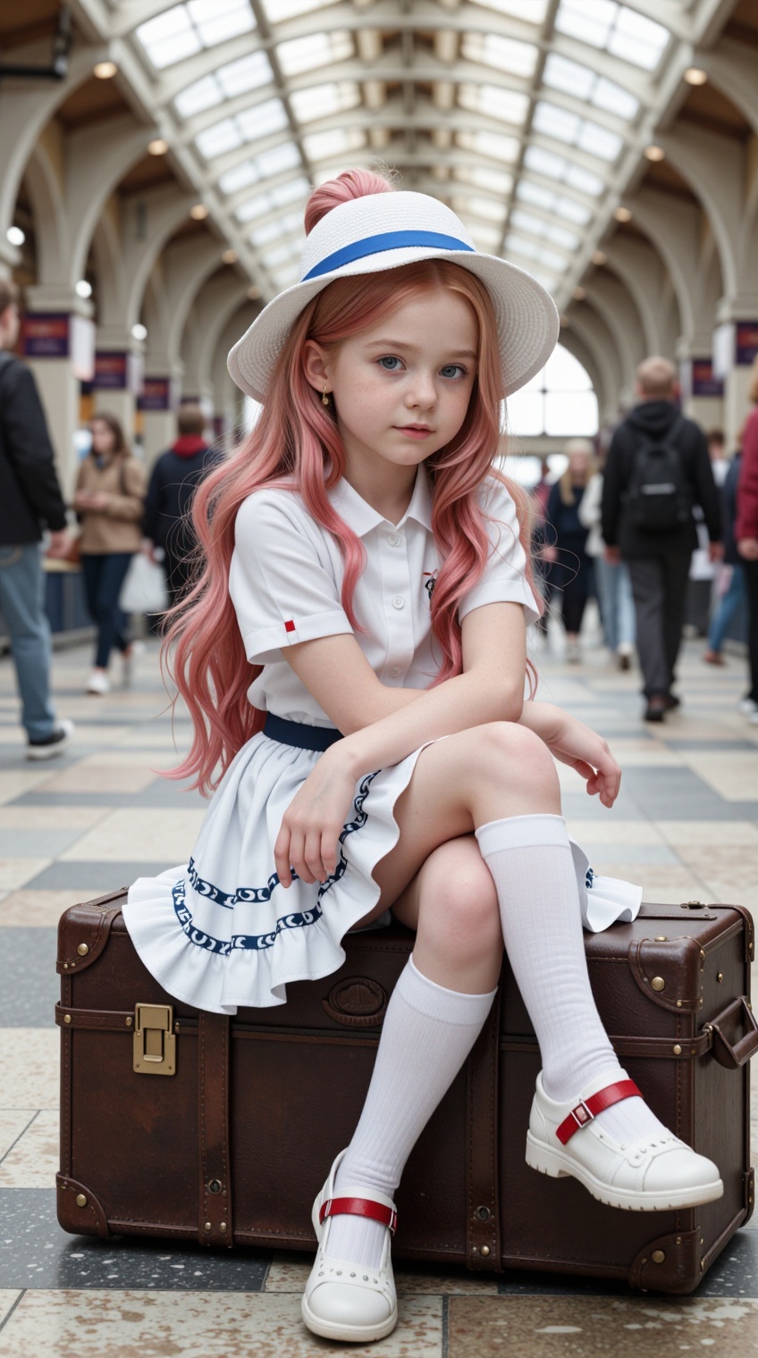 A full length photograph of a 10 year old girl,  masterpiece,  best quality on Tensor.Art