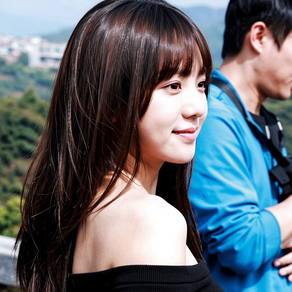 close-up,  20-year-old Chinese woman,  beautiful face on Tensor.Art
