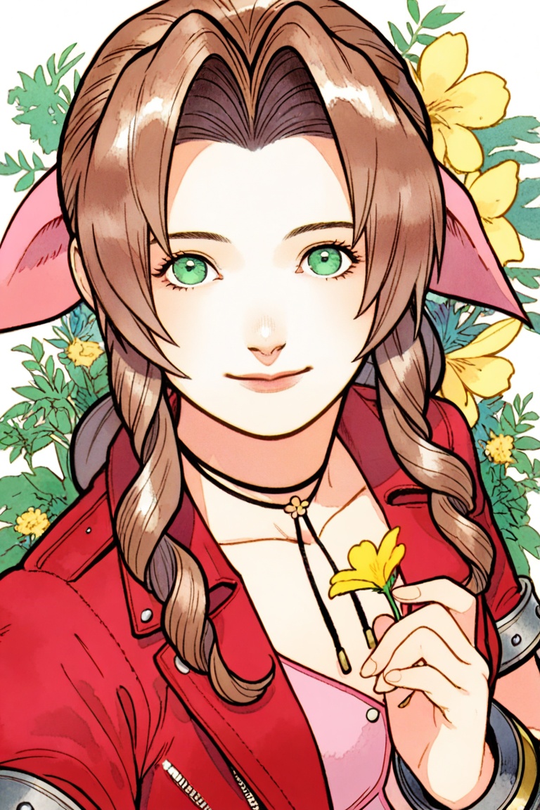 final fantasy,  final fantasy vii,  aerith gainsborough on Tensor.Art