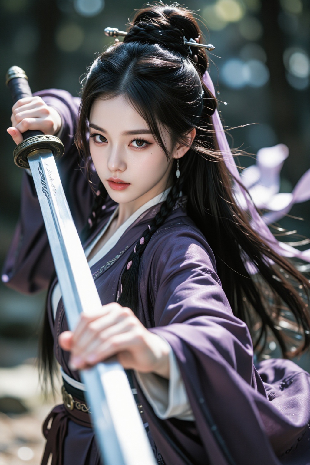 林中,  御姐,  女侠 on Tensor.Art