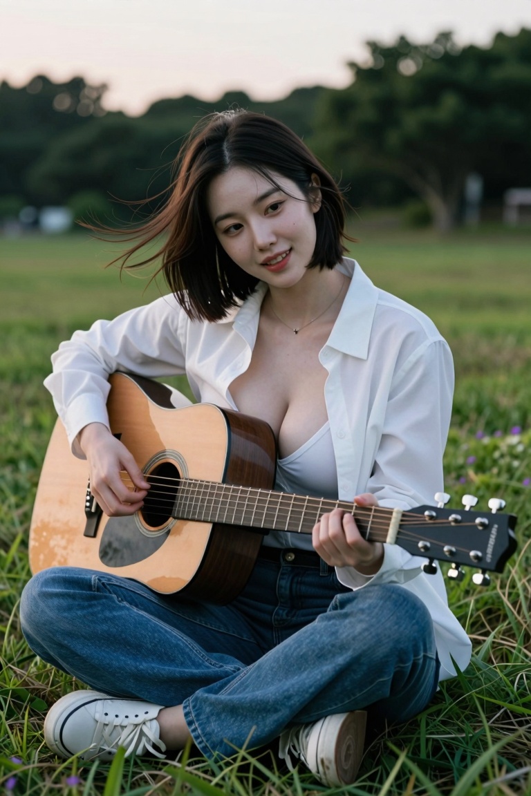 （傑作,  最佳品質,  細節豐富：1.4）（廣角攝影：1.4）。電影級的燈光效果突顯了魅力。畫面中 on Tensor.Art