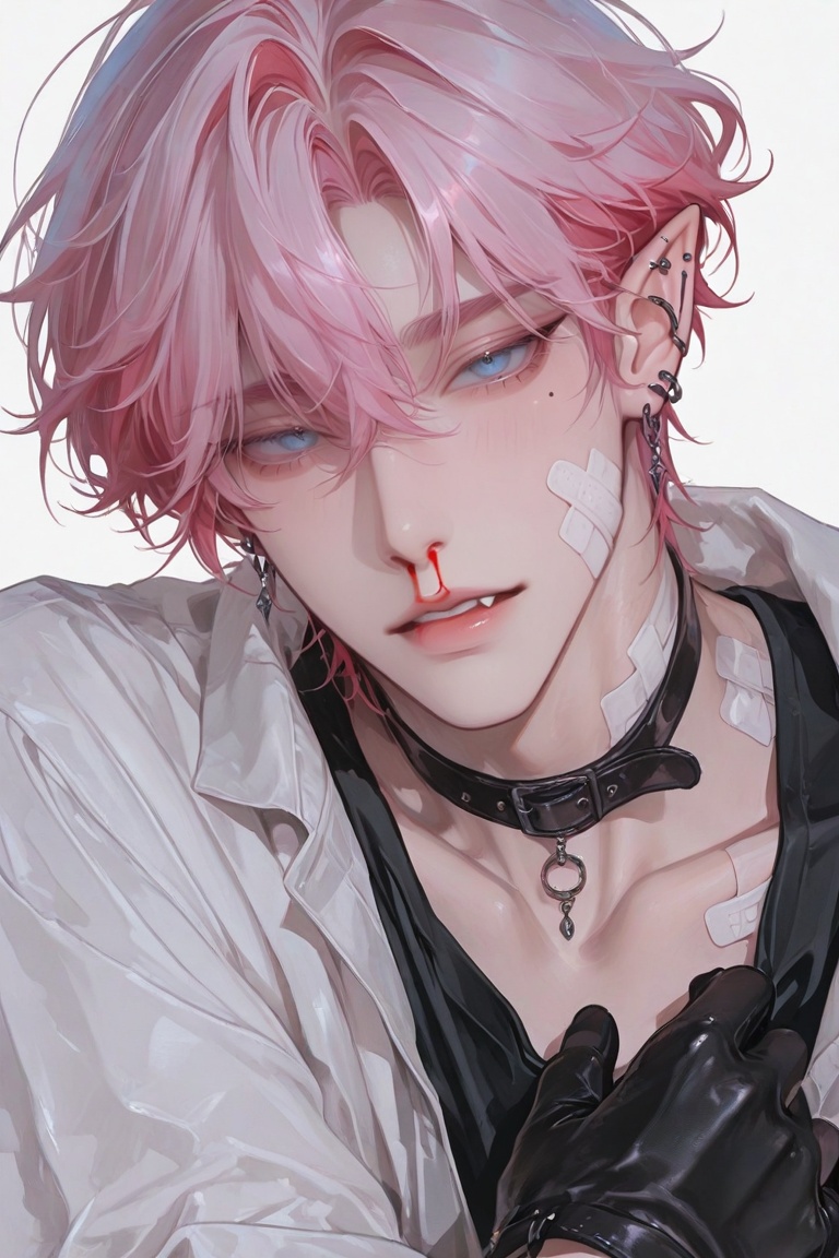 1boy,  pointy ears,  male focus on Tensor.Art