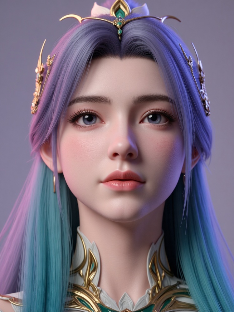 X古薰儿萧薰儿斗圣-斗破苍穹 by DeepBlue藍心 on Tensor.Art