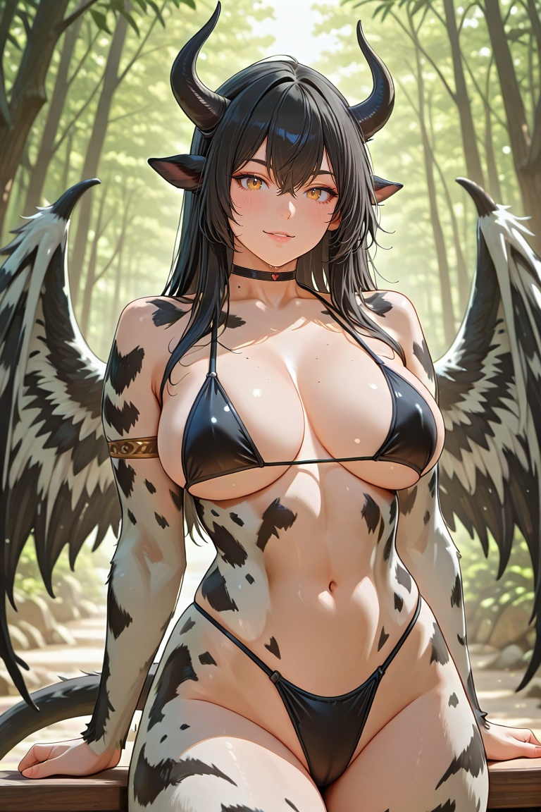 Bovara,  wearing bikini on Tensor.Art