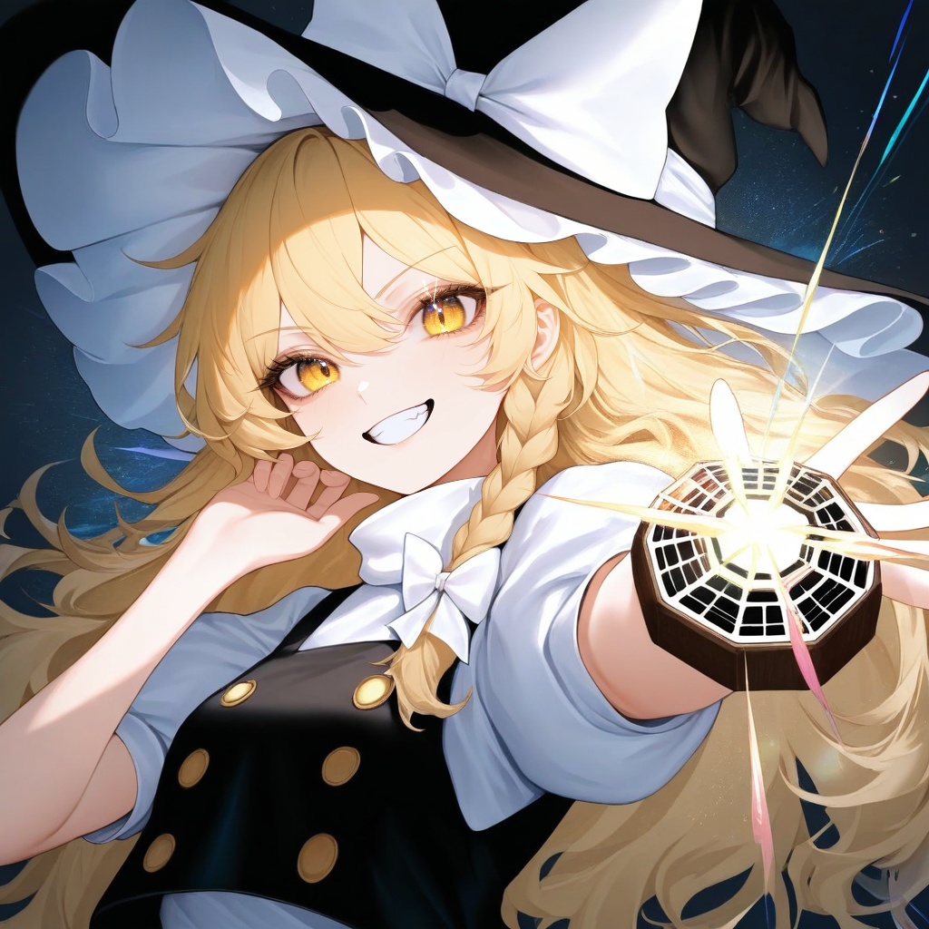 1girl,  kirisame marisa,  touhou on Tensor.Art