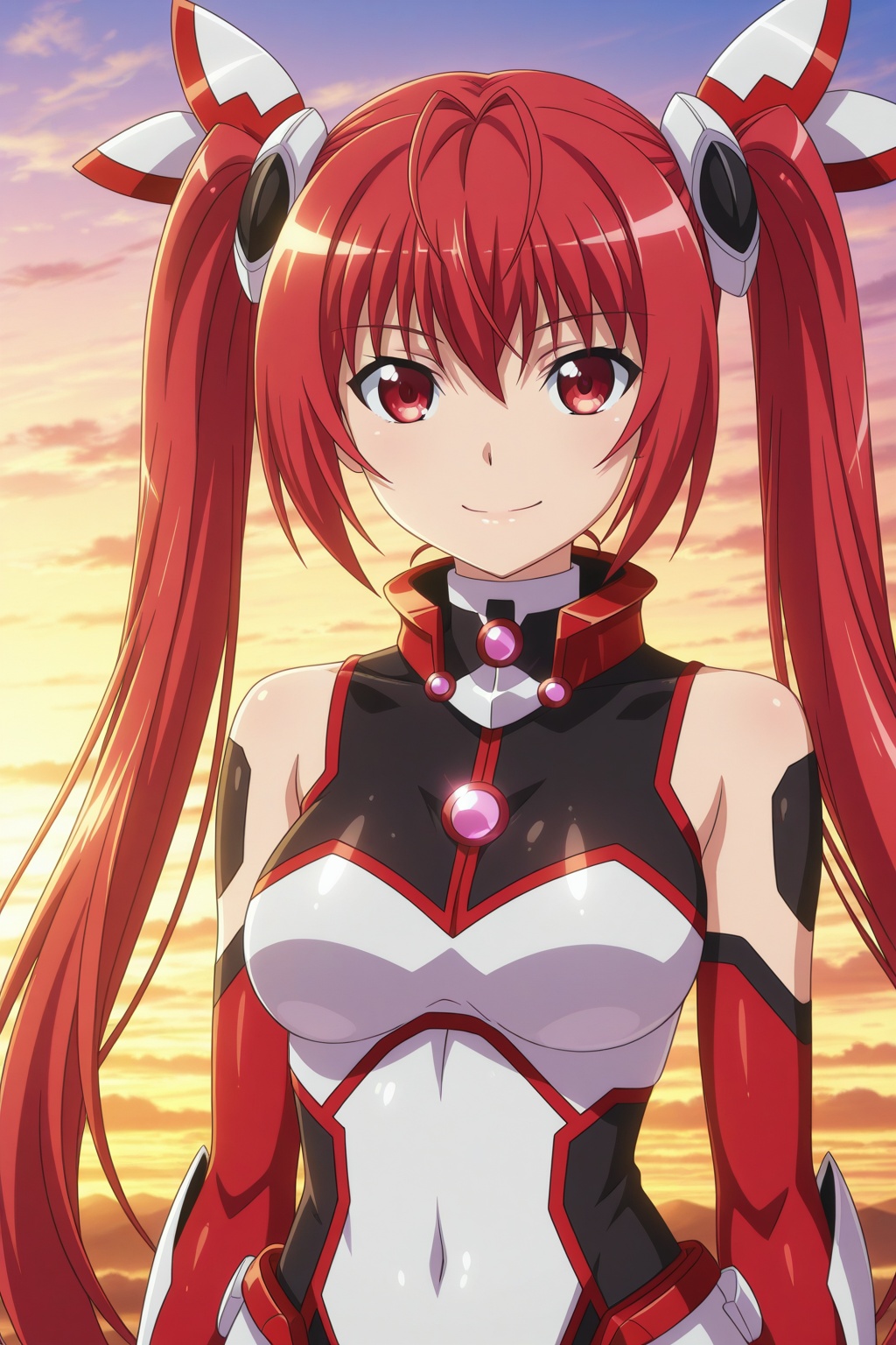 twintail-illus,  mid shot,  looking at viewer on Tensor.Art