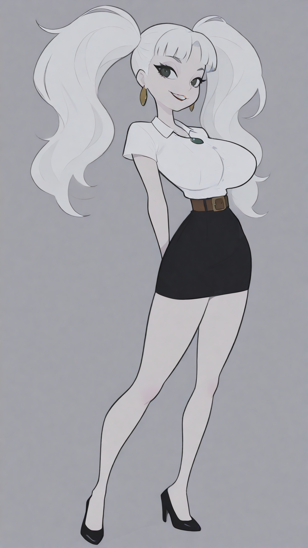 1girl,  solo,  facing sideways on Tensor.Art