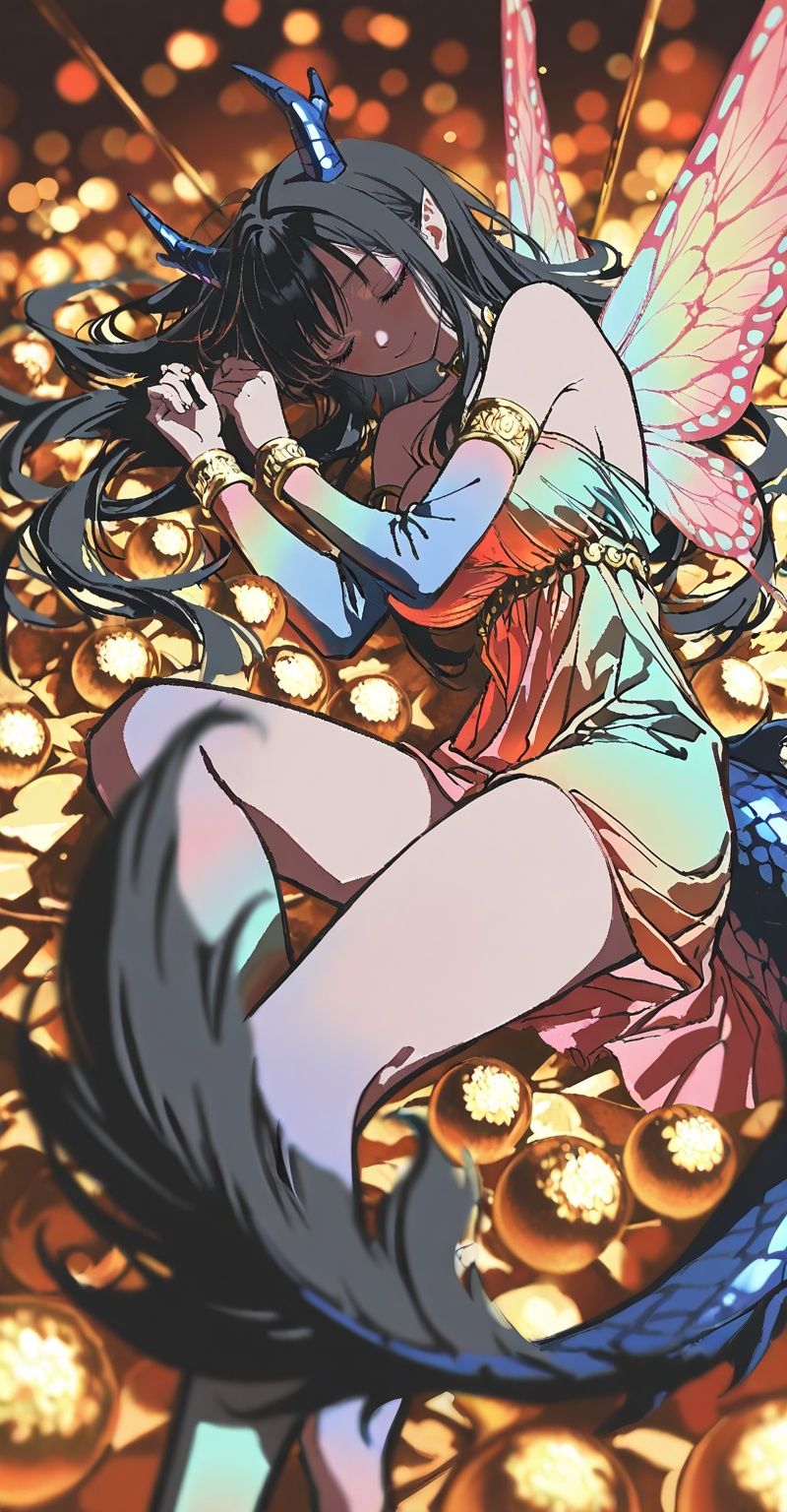 . (Emphasize a blend of anime aesthetics with painterly digital rendering techniques)),  the use of light and shadow creat...