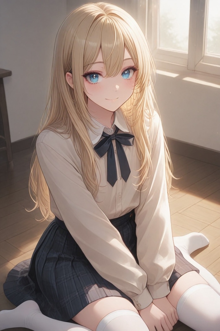 A Cute Cross-Dressing Boy,  androgynous beauty,  Beautiful eyes on Tensor.Art