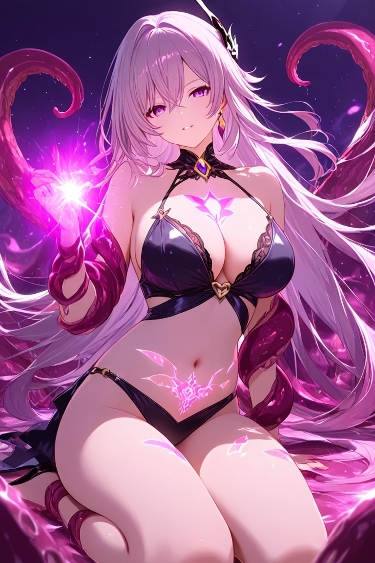A glowing mark on the belly on Tensor.Art