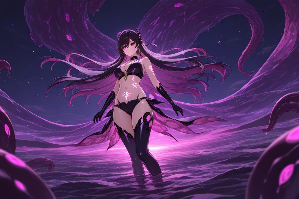 A glowing mark on the belly on Tensor.Art