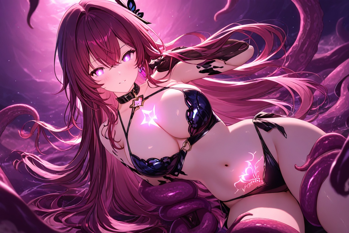 A glowing mark on the belly on Tensor.Art