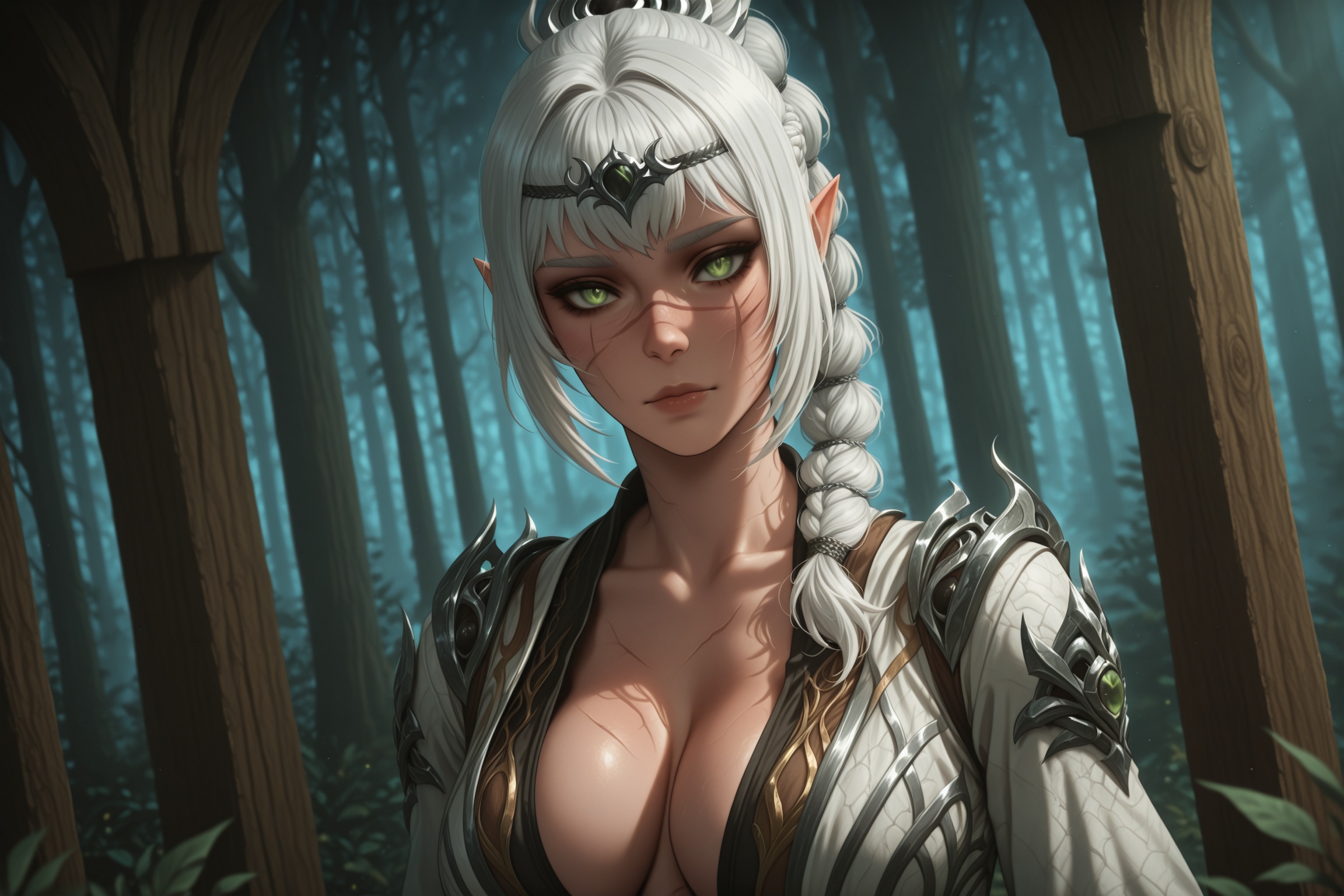 1girl,  solo,  shadowheart on Tensor.Art