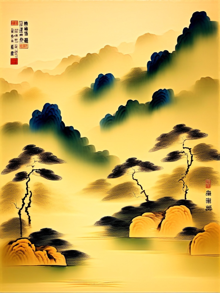国风山水花 by 懿轩 on Tensor.Art