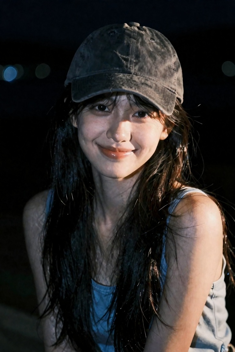 画面风格：电影感夜景人像摄影,  采用高分辨率与极致清晰度呈现,  光影对比强烈 on Tensor.Art