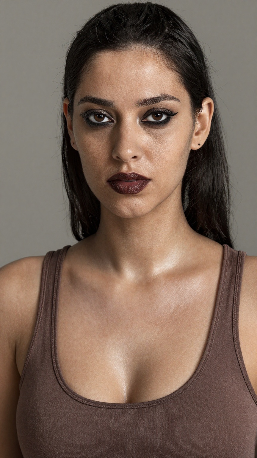 A medium shot images of a woman,  detailed face,  Long hair ponytail on Tensor.Art