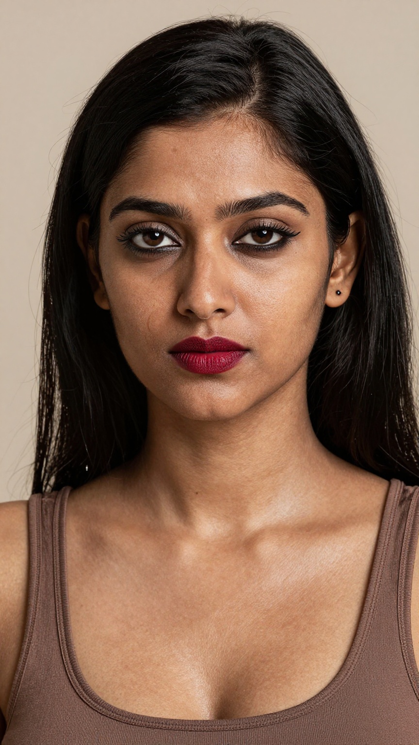 A medium shot images of a South Asian woman,  detailed face,  Long hair on Tensor.Art