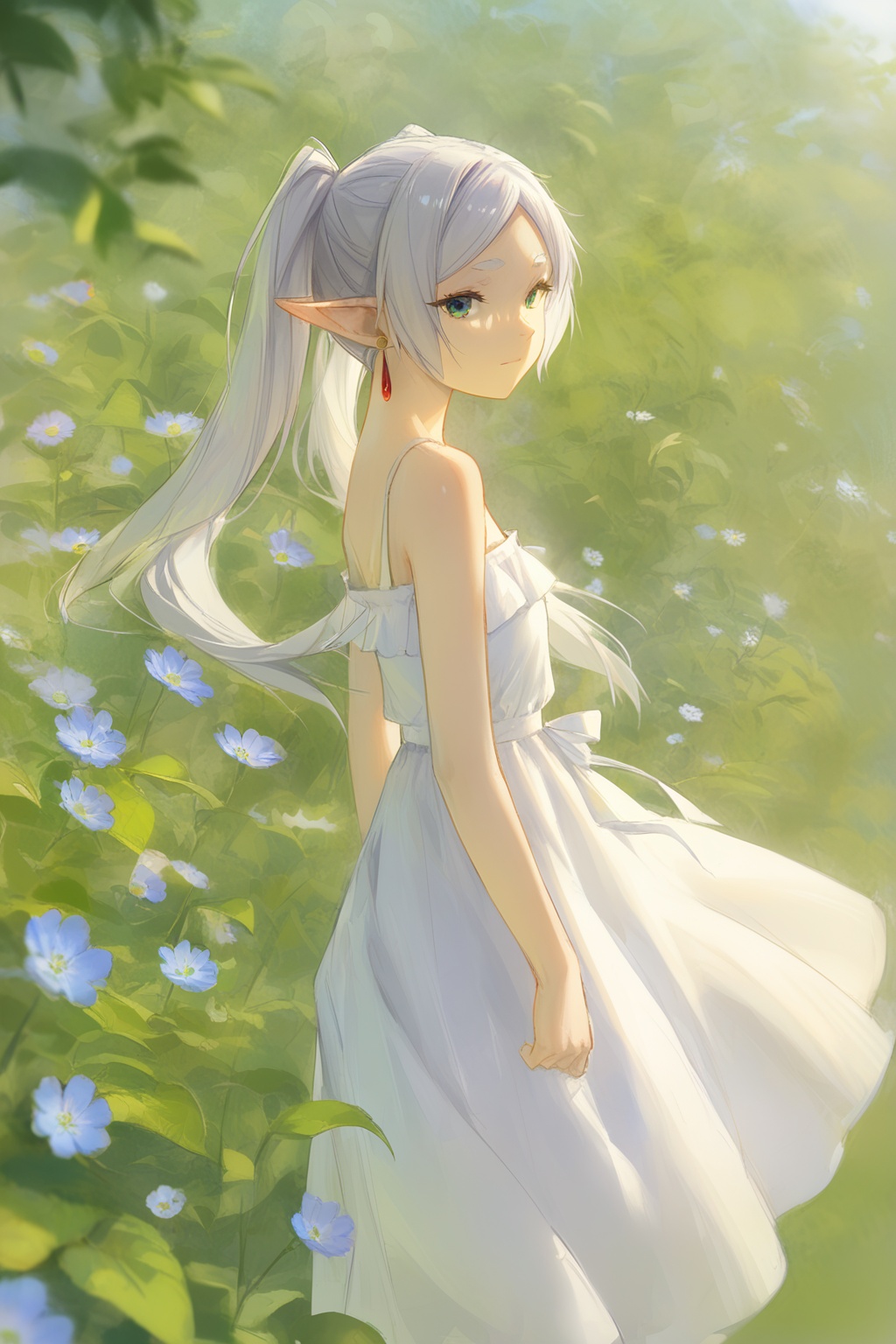 frieren,  1girl,  sousou no frieren on Tensor.Art