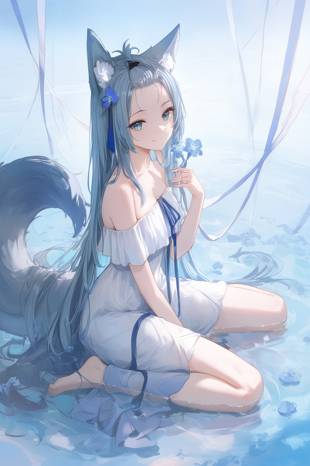 1girl,  solo,  long hair on Tensor.Art
