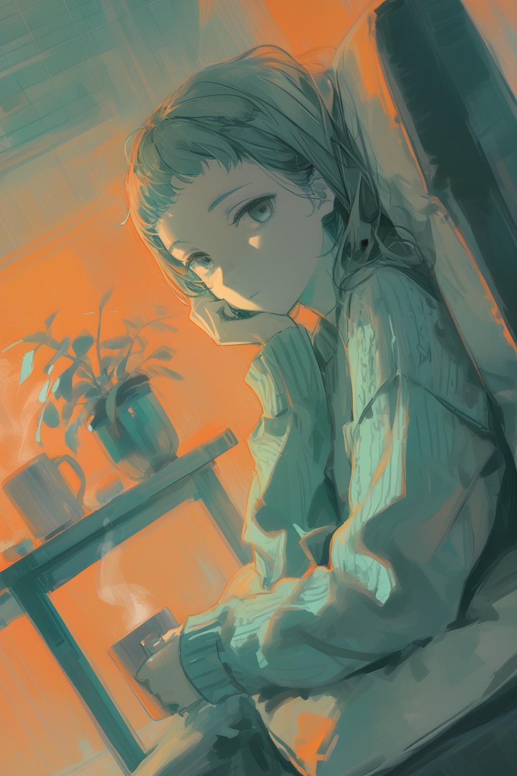 1girl,  solo,  portrait on Tensor.Art