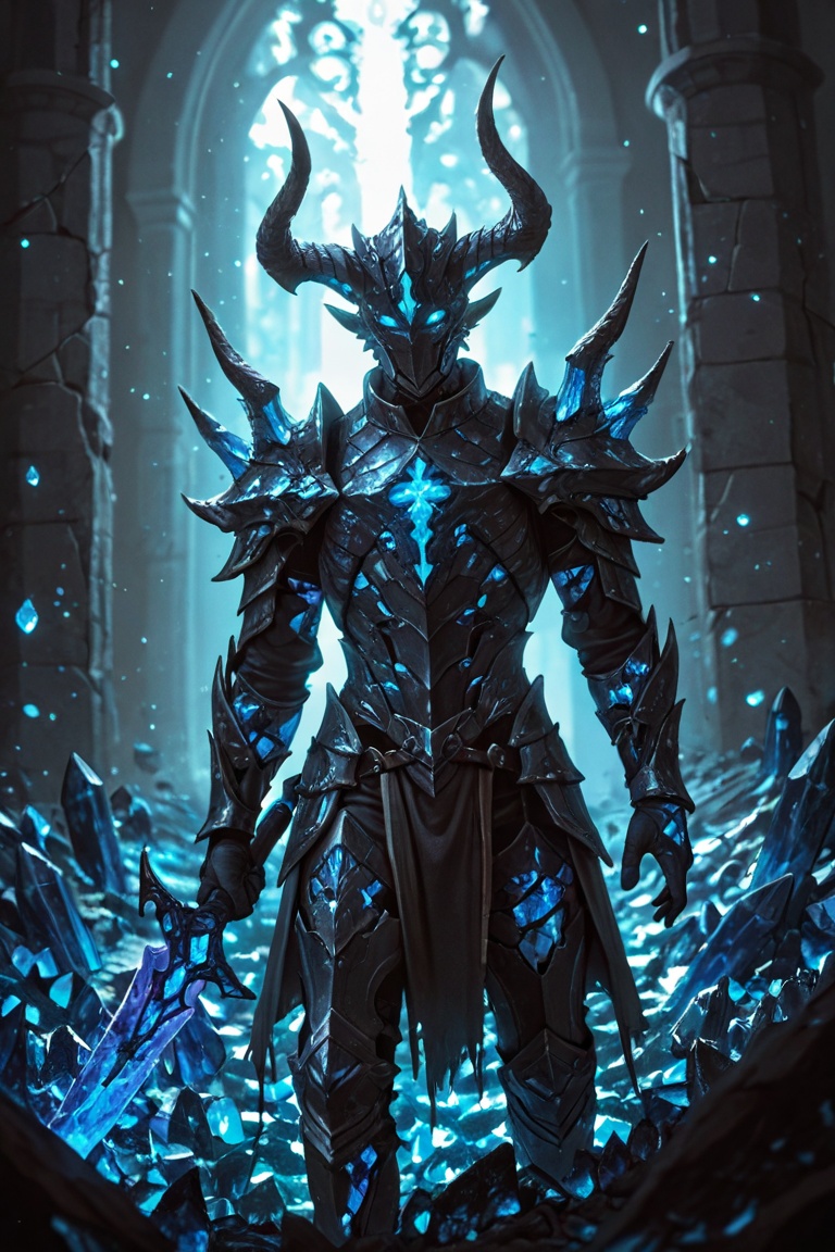 1boy,  voidprism,  crystalline armor on Tensor.Art