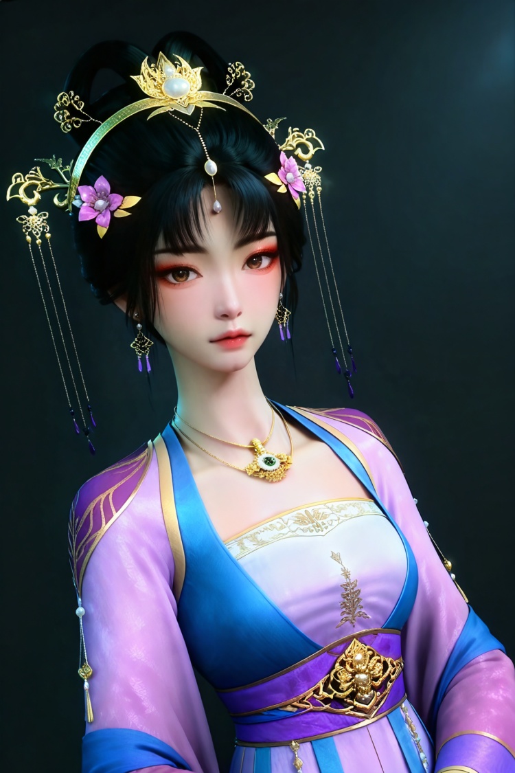 DJ_宁小龄-宫装-新建模-神国之上 by DJ大江东去 on Tensor.Art