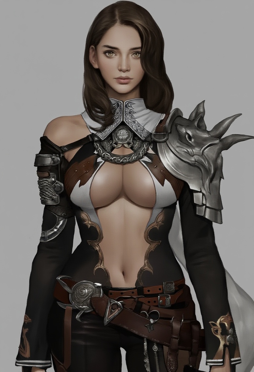 a beautiful,  slender woman,  wearing a revealing on Tensor.Art