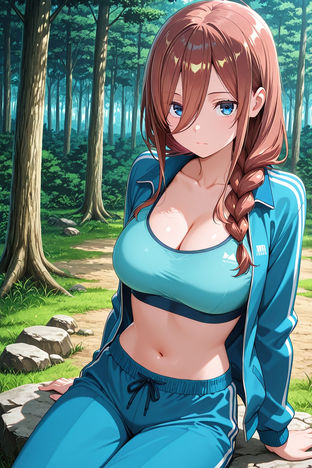 Miku Nakano(The Quintessential Quintuplets),  Anime screencap,  1girl on Tensor.Art