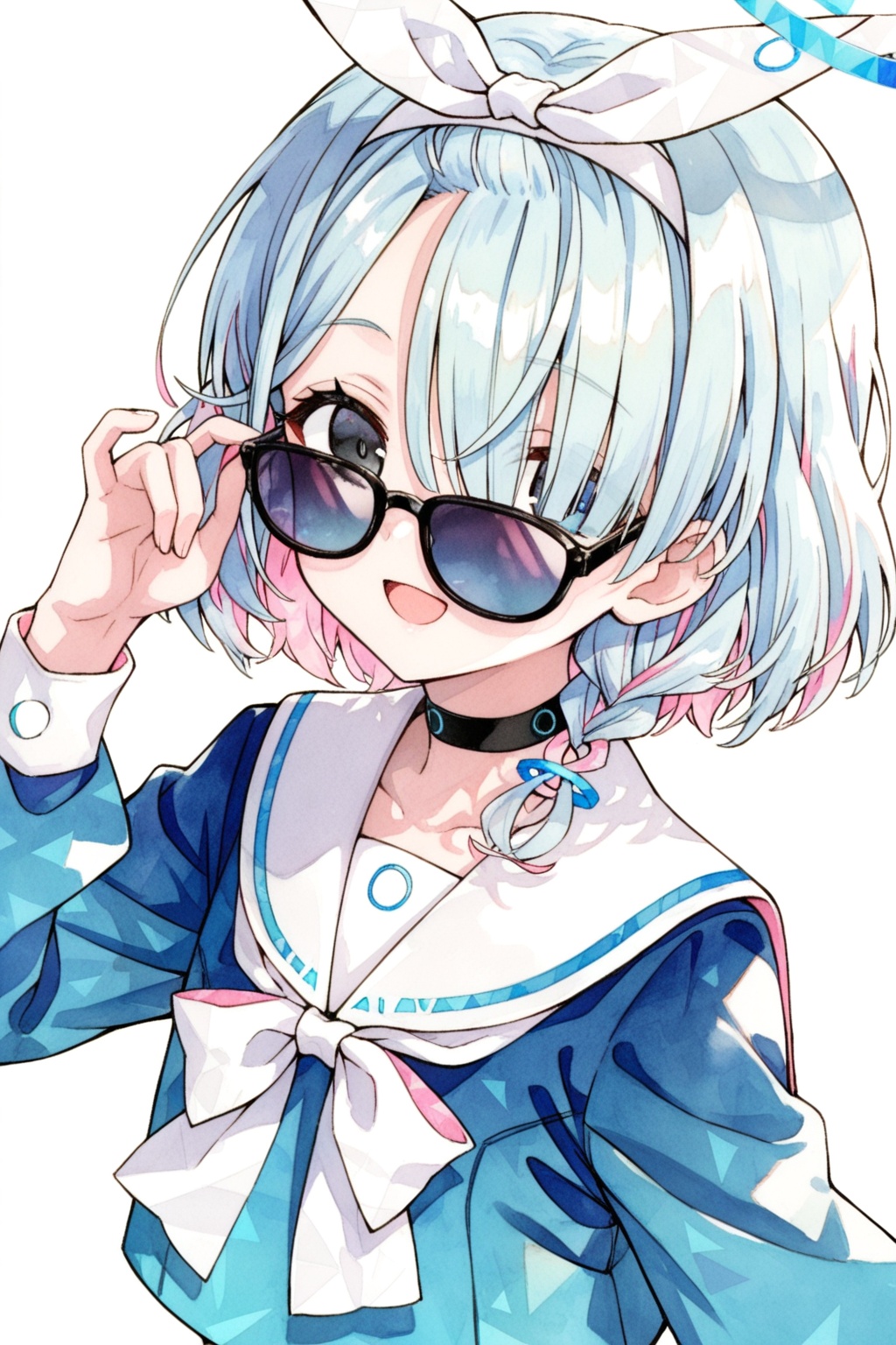 1girl,  solo,  arona \(blue archive\) on Tensor.Art