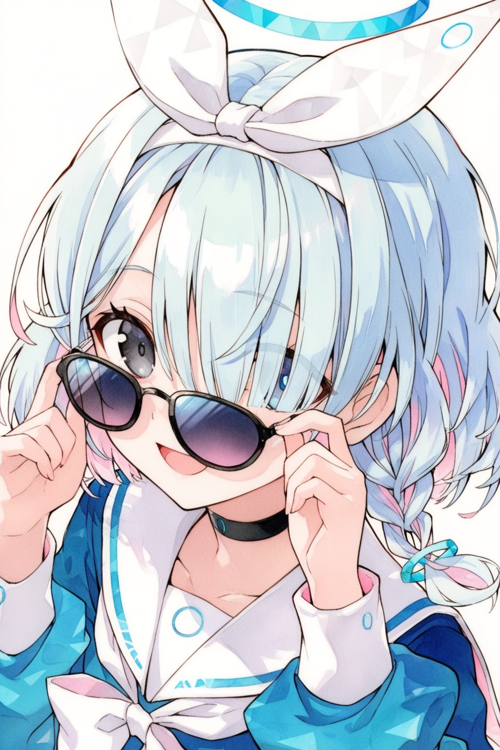 1girl,  solo,  arona \(blue archive\) on Tensor.Art