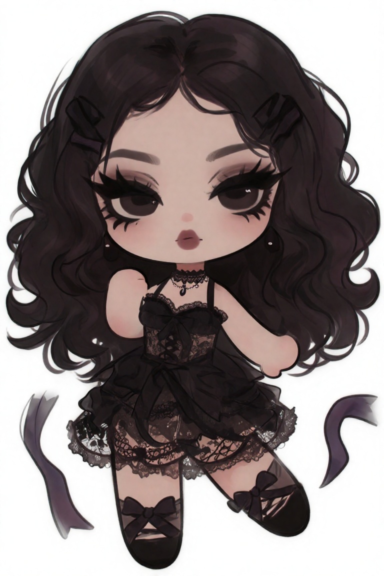 female focus,  chibi,  looking at viewer on Tensor.Art