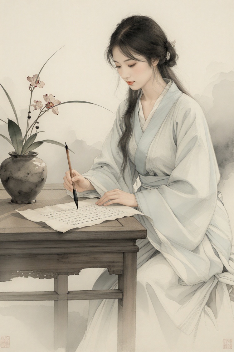 数字水彩画#Z-Image by 让AI更感性 on Tensor.Art