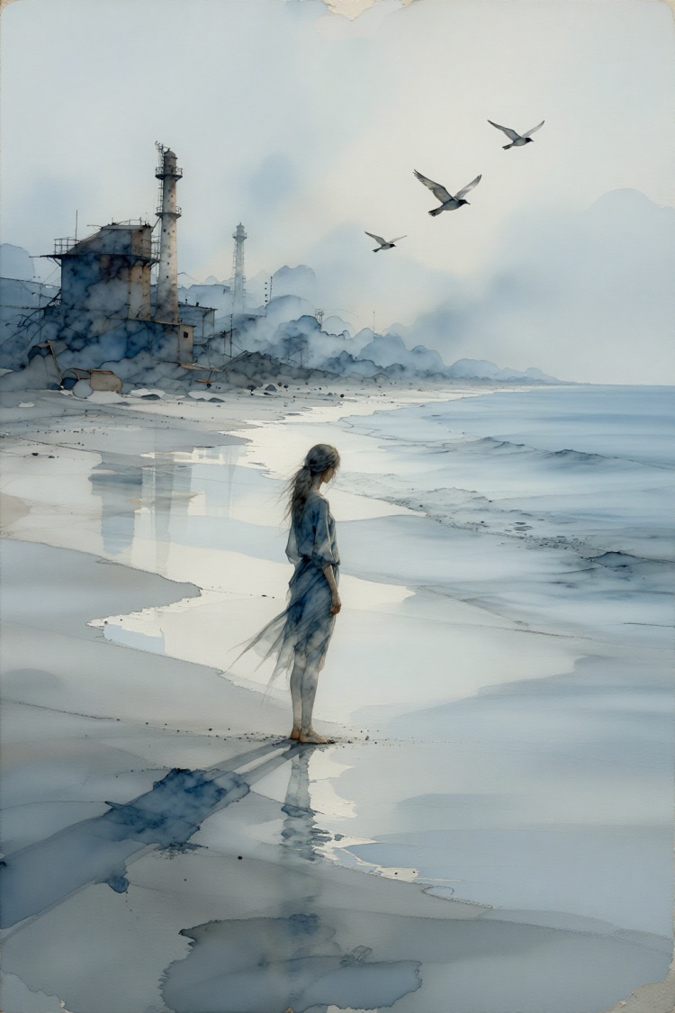 数字水彩画#Z-Image by 让AI更感性 on Tensor.Art