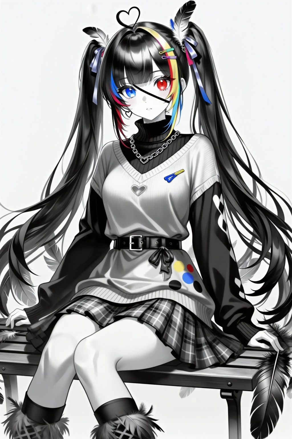 1girl,  solo,  long hair by 蔚蓝Blue on Tensor.Art