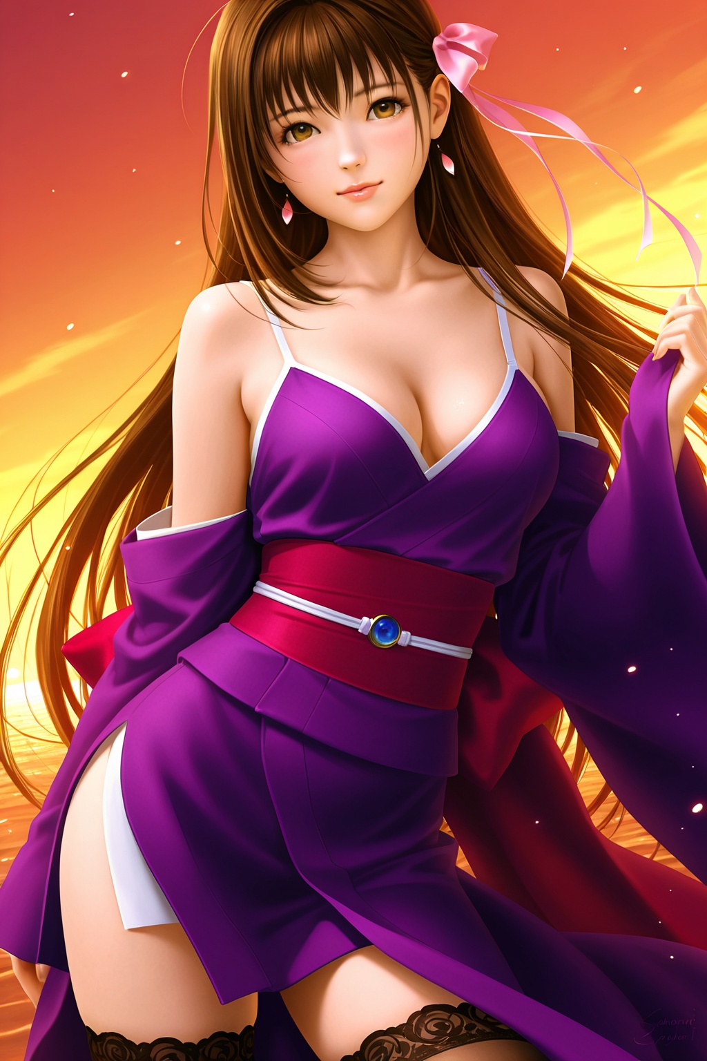 A realistic style,  1girl,  thighhighs by 你忠诚的舔狗真的真的 on Tensor.Art