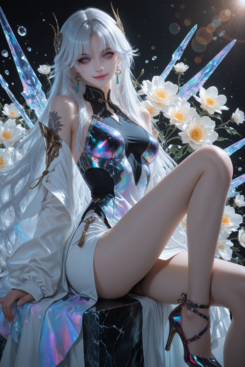 carlotta montelli\(wuthering waves\),  carlotta montelli\(wuthering waves\),  XURE Chrome plated material by 月老板 on Tensor...