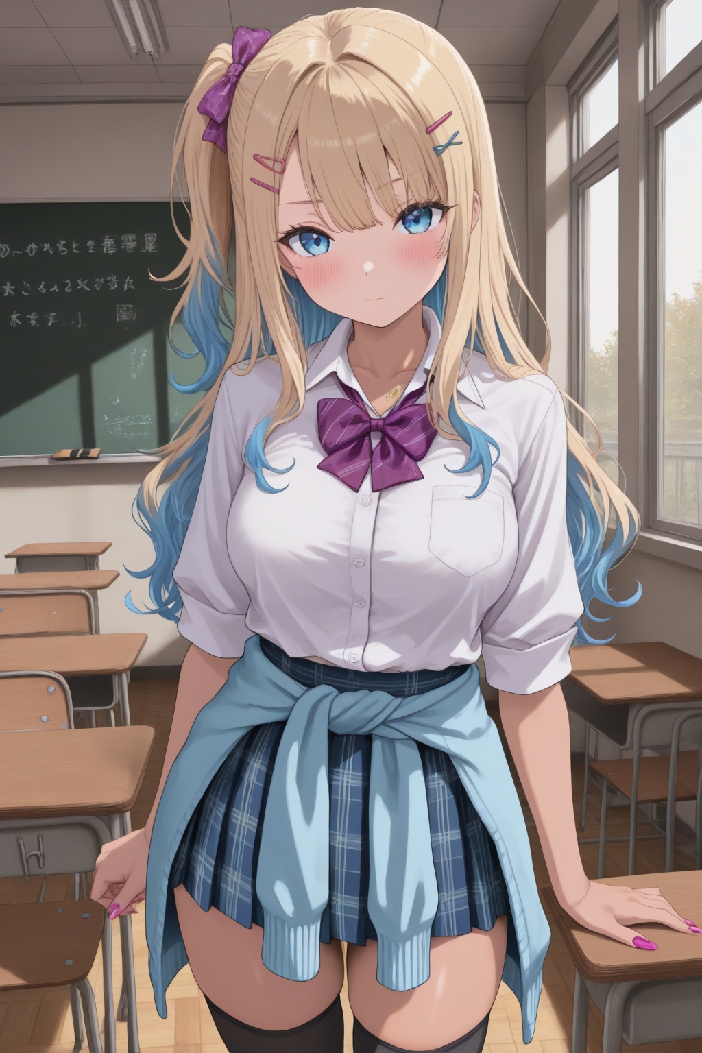 1girl,  skirt,  thighhighs on Tensor.Art