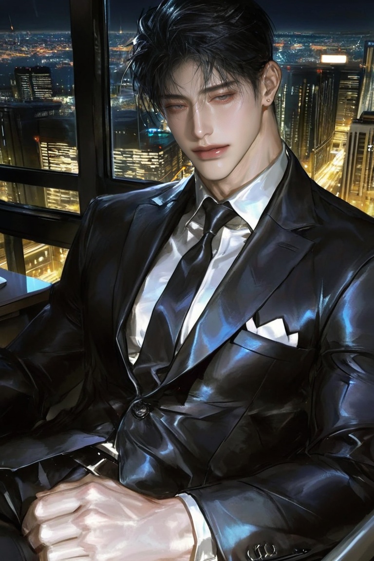 A handsome man,  solo,  cool handsome on Tensor.Art