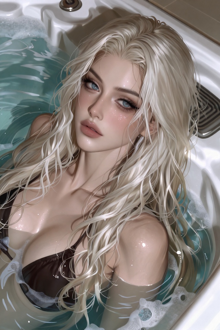 1female,  solo,  high angle shot on Tensor.Art