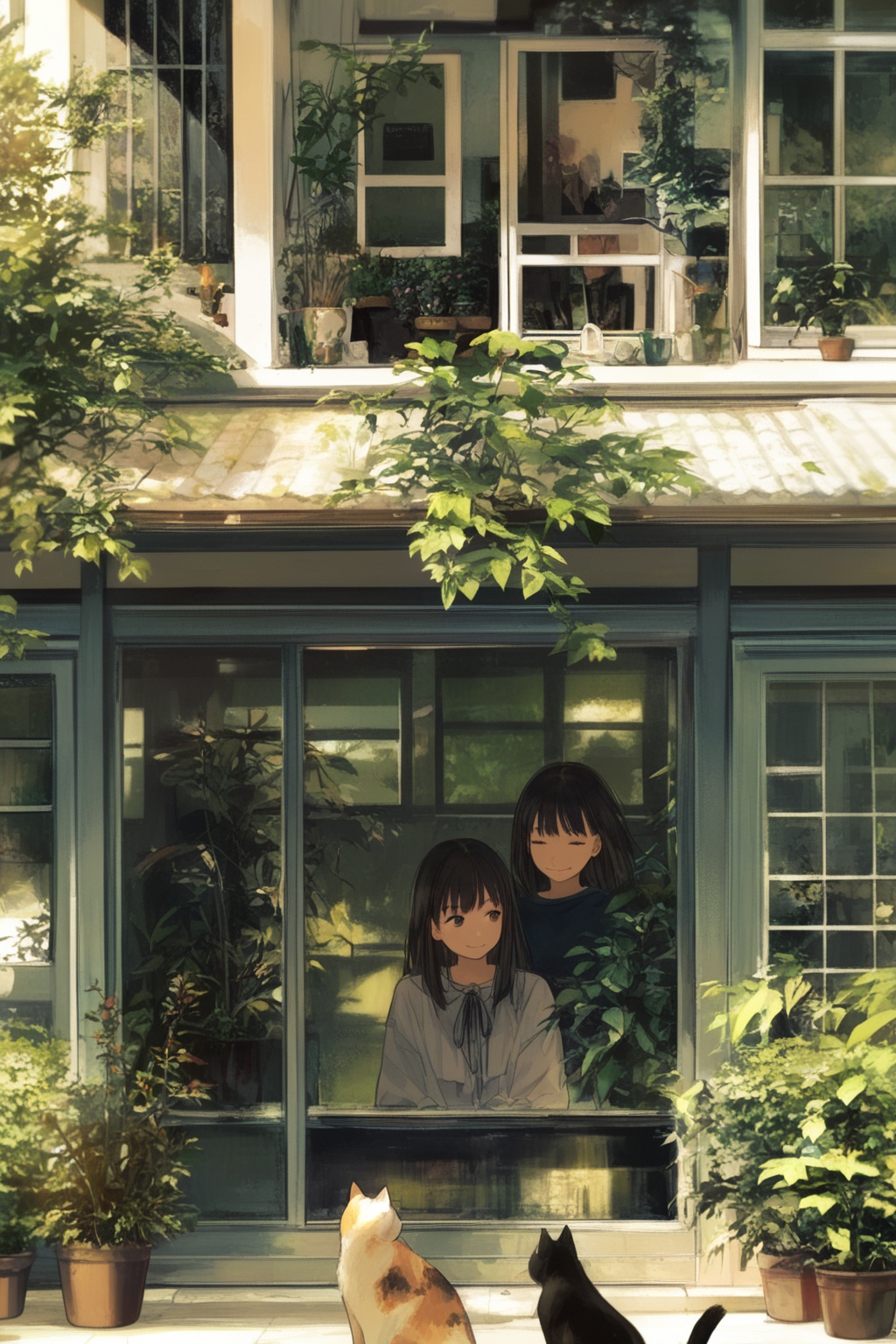 2girls,  day,  outdoors on Tensor.Art