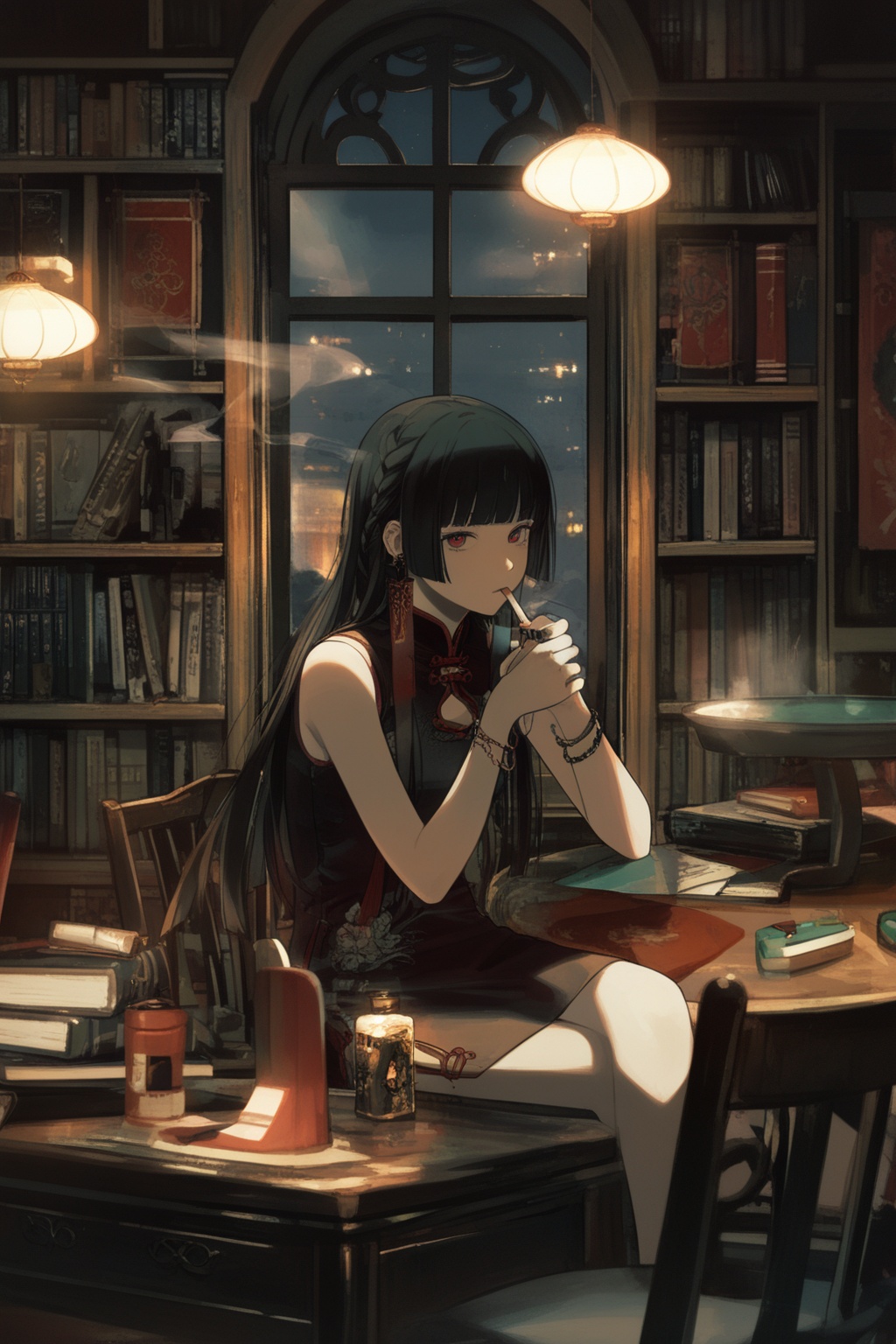 1girl,  solo,  looking at viewer on Tensor.Art