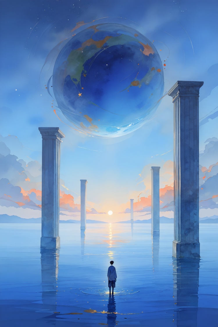 数字水彩画#illus by 让AI更感性 on Tensor.Art