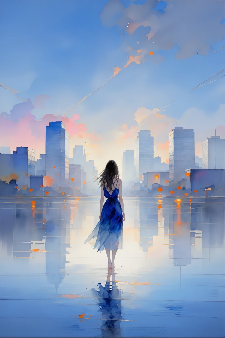 数字水彩画#illus by 让AI更感性 on Tensor.Art