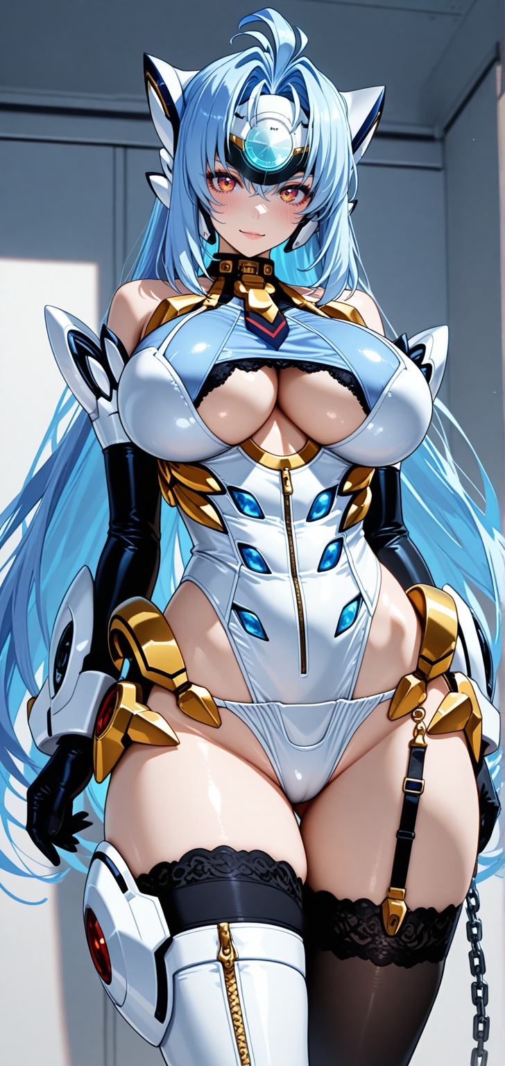 Xenosaga,  KOS-MOS FIX,  huge boobs on Tensor.Art