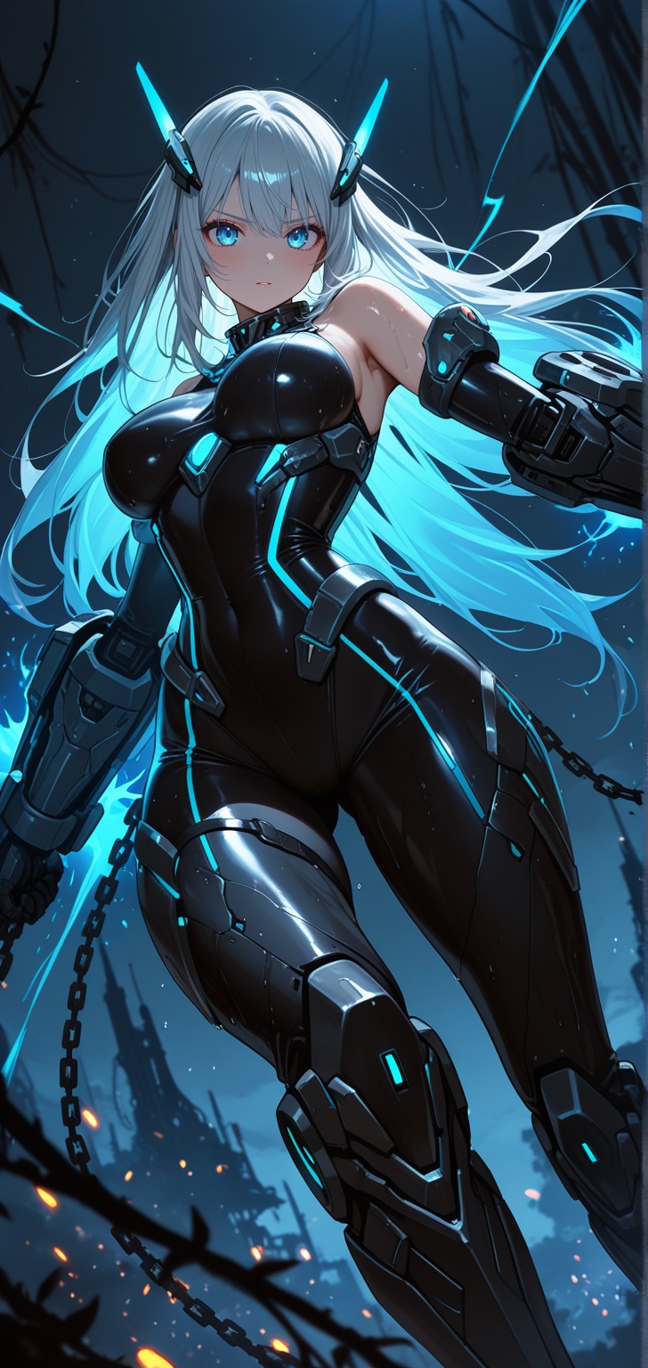 1girl,  huge boobs,  solo on Tensor.Art