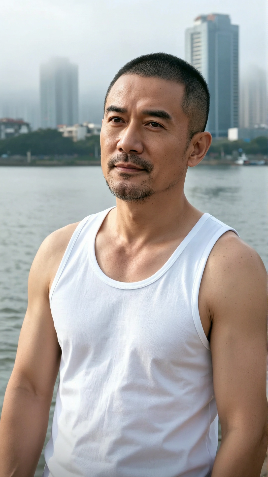 高清晰,  4K,  帅气中年男子 by 一起旅行 on Tensor.Art