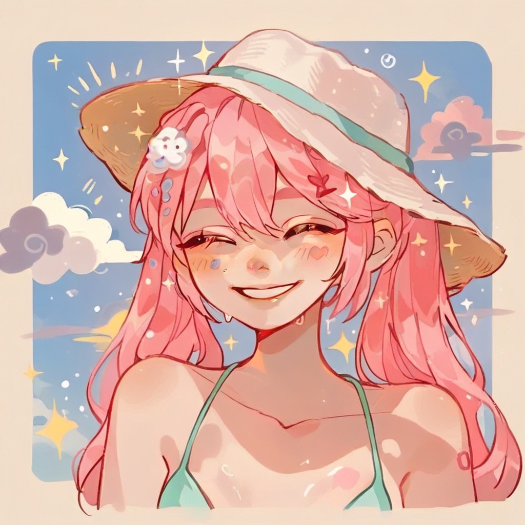 icon_lora,  cartoon,  cute border on Tensor.Art
