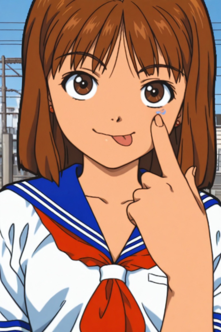 jankengirl,  brown hair,  brown eyes on Tensor.Art